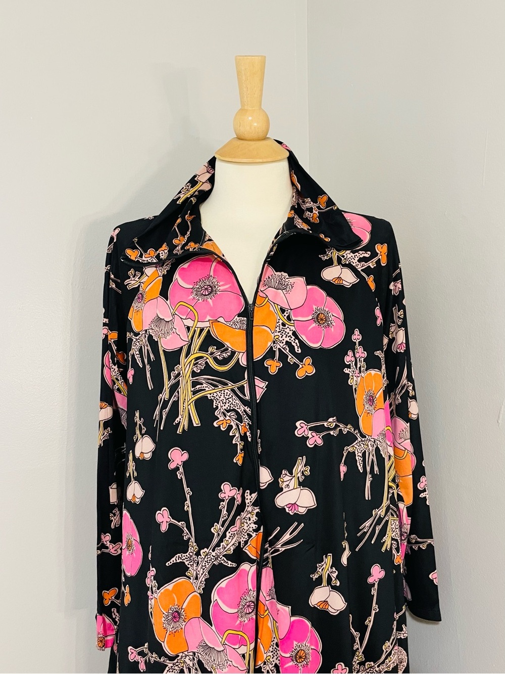 Vintage 60s 70s Elaine Sklar House Dress